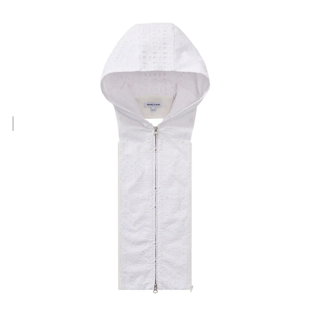 Veronica beard Dickey insert eyelet white Marlo nwt 00-14